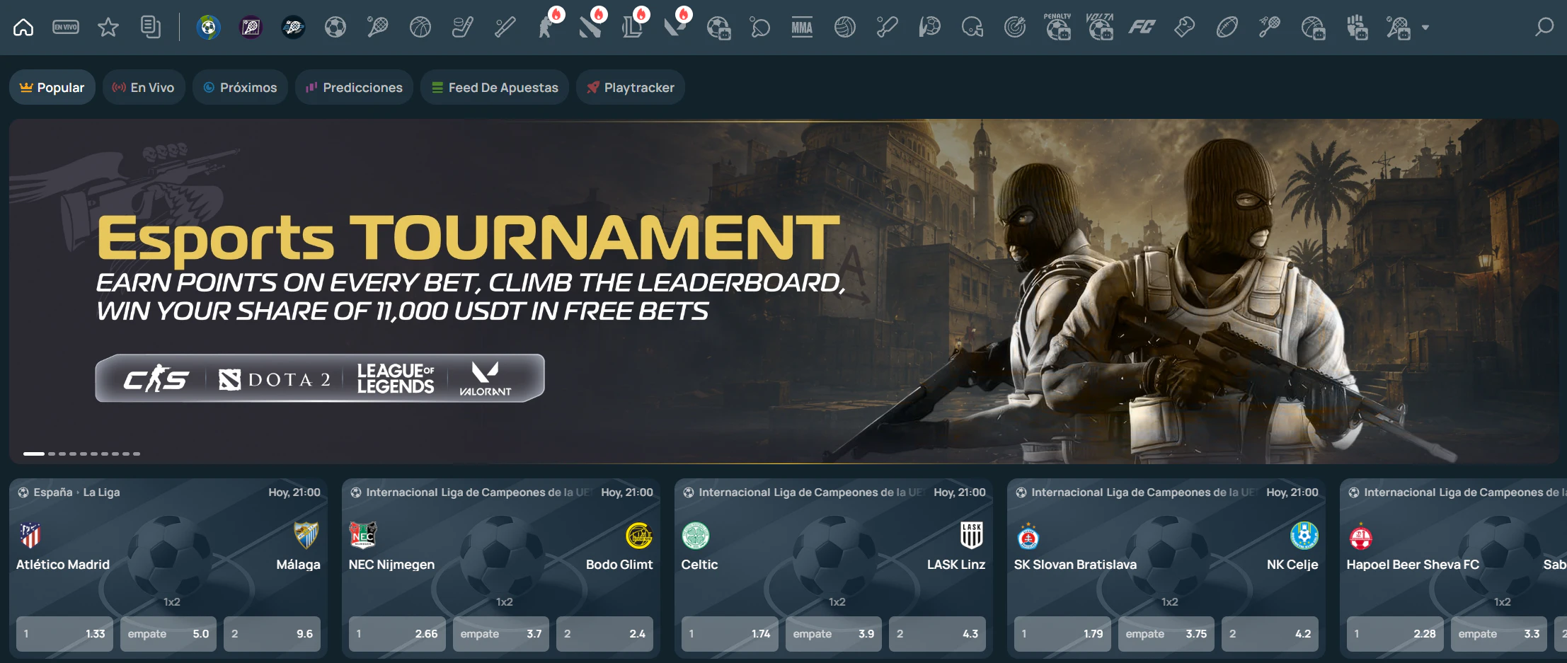 FortuneJack Casino apuestas deportivas y esports